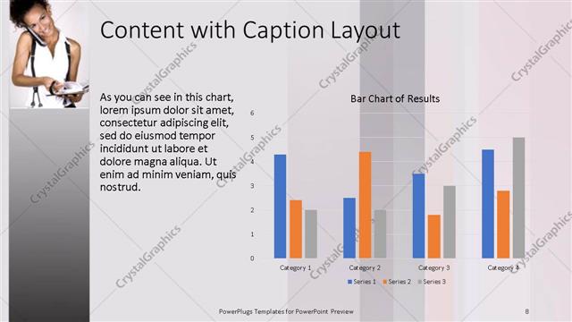 Content with Caption presentation slide layout