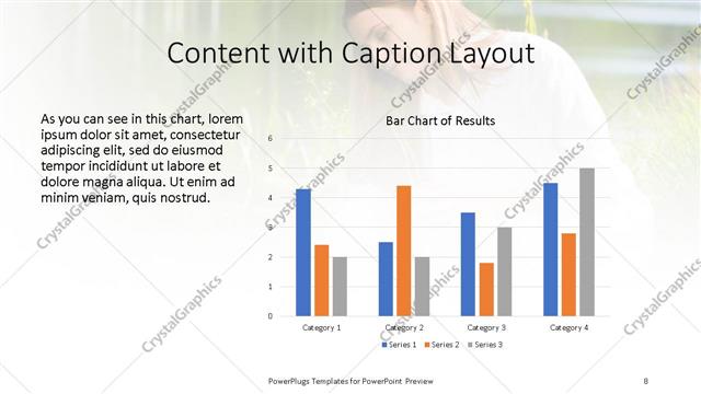 Content with Caption presentation slide layout