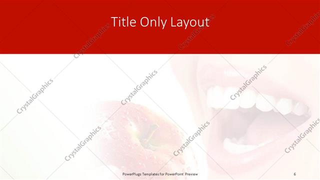 Title Only presentation slide layout