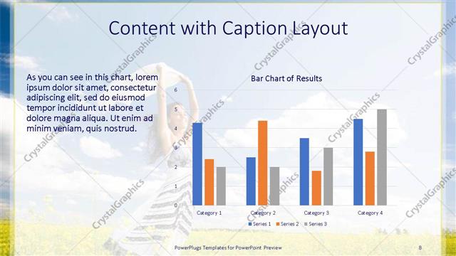 Content with Caption presentation slide layout