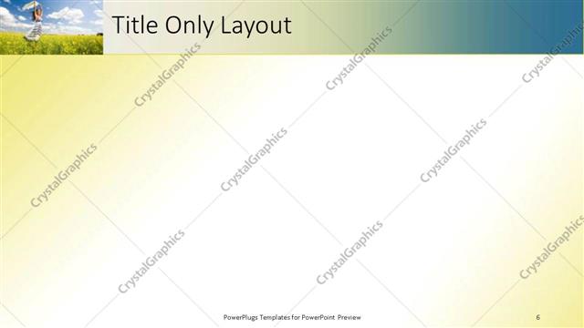 Title Only presentation slide layout