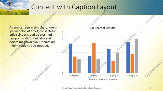 Content with Caption presentation slide layout