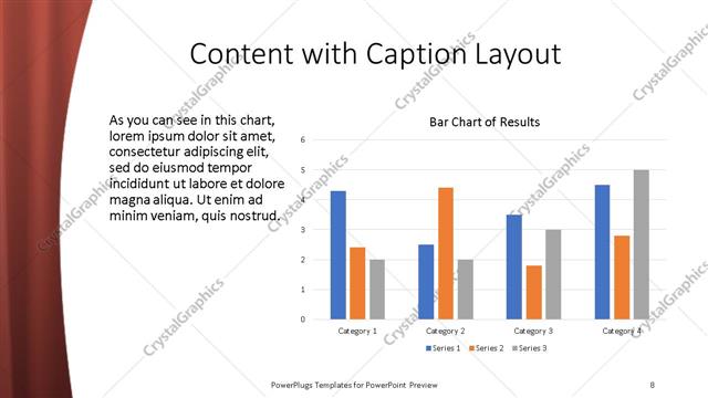 Content with Caption presentation slide layout