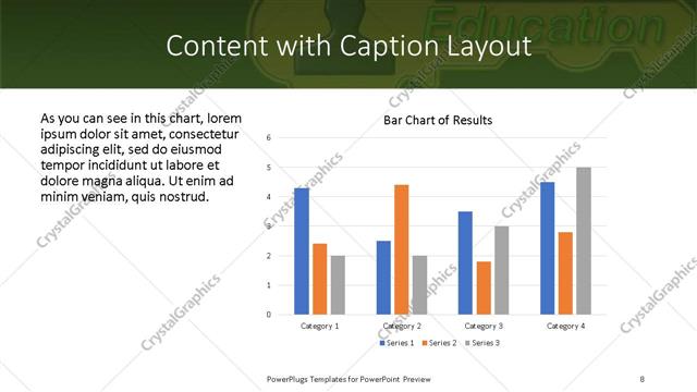 Content with Caption presentation slide layout