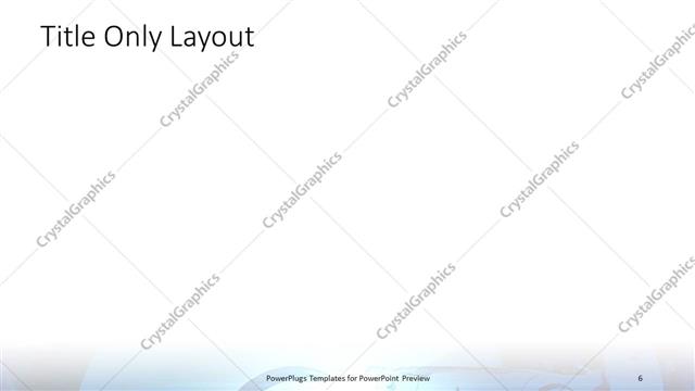 Title Only presentation slide layout