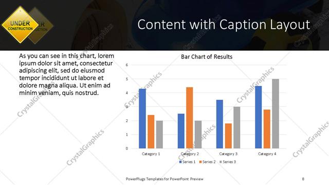 Content with Caption presentation slide layout