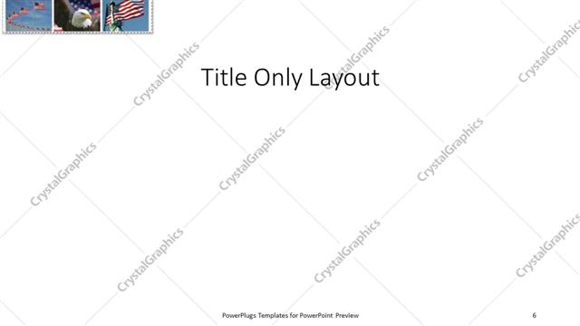Title Only presentation slide layout