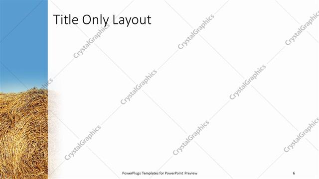 Title Only presentation slide layout