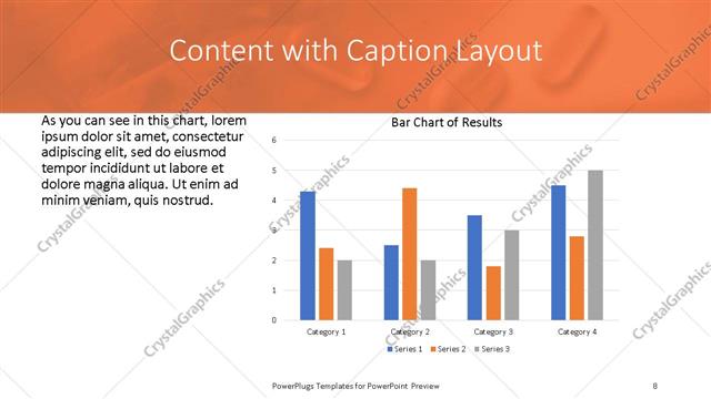 Content with Caption presentation slide layout