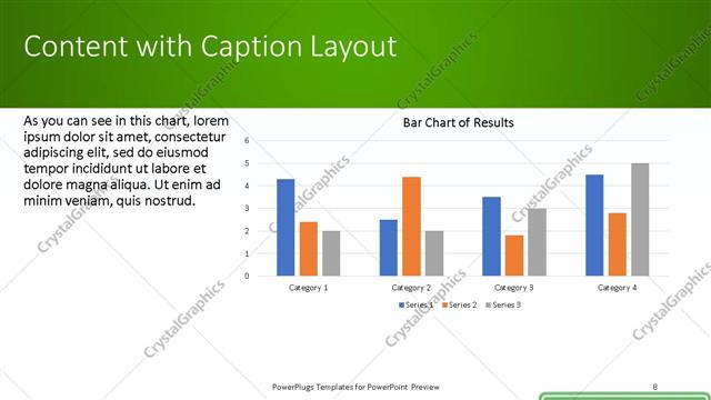 Content with Caption presentation slide layout