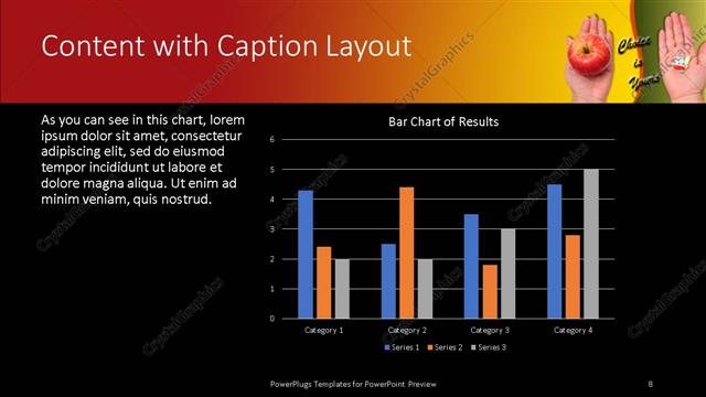 Content with Caption presentation slide layout