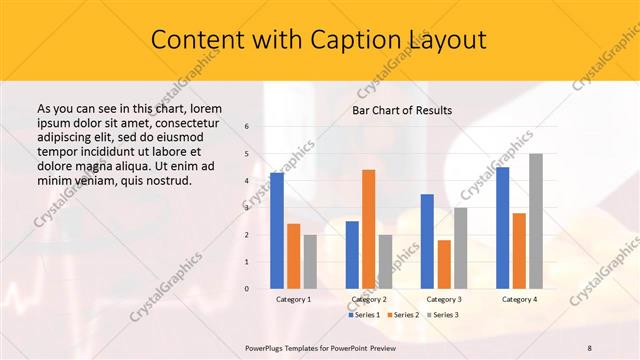 Content with Caption presentation slide layout