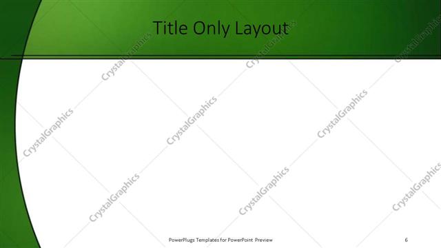 Title Only presentation slide layout