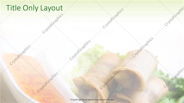 Title Only presentation slide layout