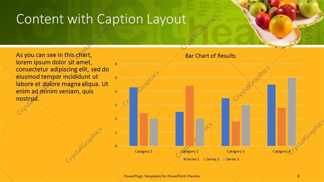 Content with Caption presentation slide layout