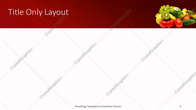 Title Only presentation slide layout