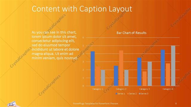 Content with Caption presentation slide layout