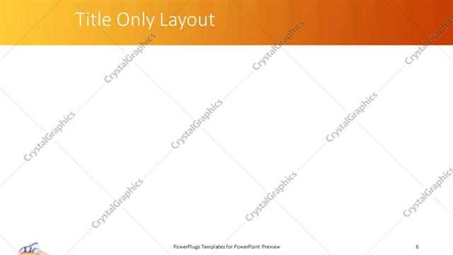 Title Only presentation slide layout