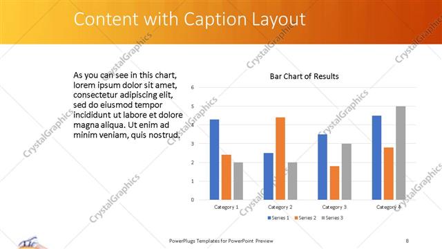 Content with Caption presentation slide layout