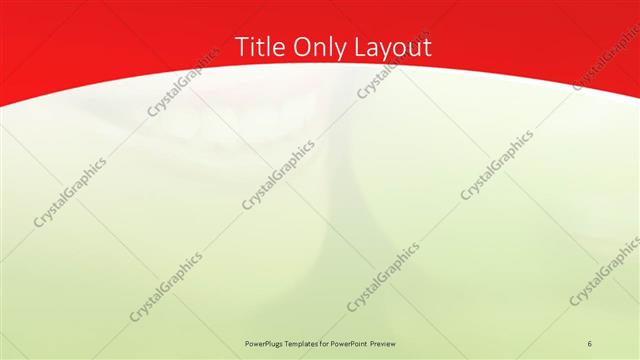 Title Only presentation slide layout