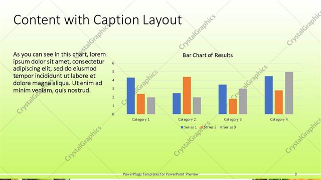 Content with Caption presentation slide layout
