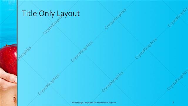 Title Only presentation slide layout