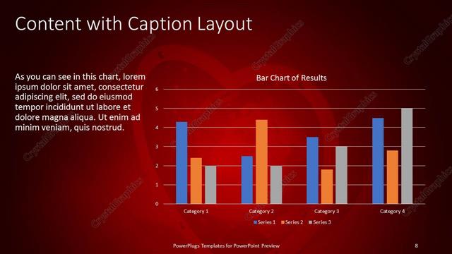 Content with Caption presentation slide layout