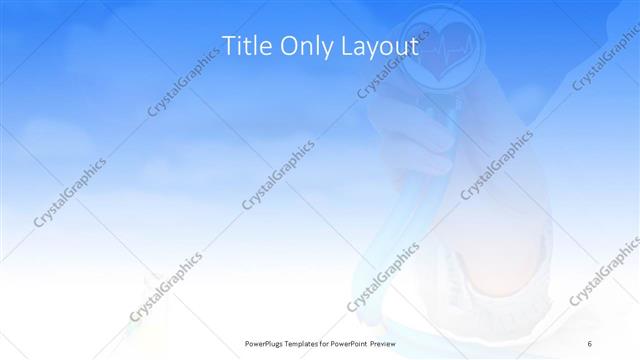 Title Only presentation slide layout