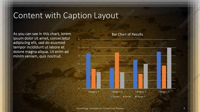 Content with Caption presentation slide layout