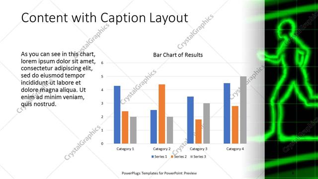 Content with Caption presentation slide layout