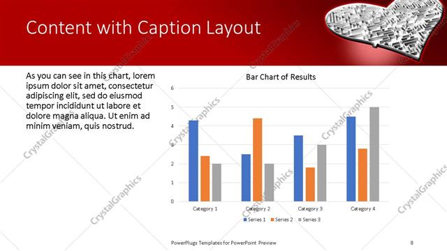 Content with Caption presentation slide layout