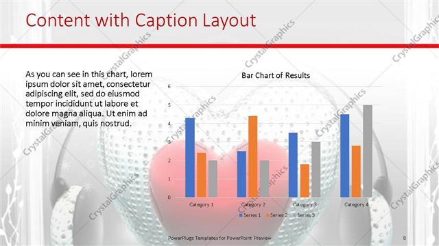 Content with Caption presentation slide layout