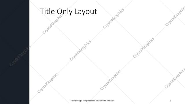 Title Only presentation slide layout