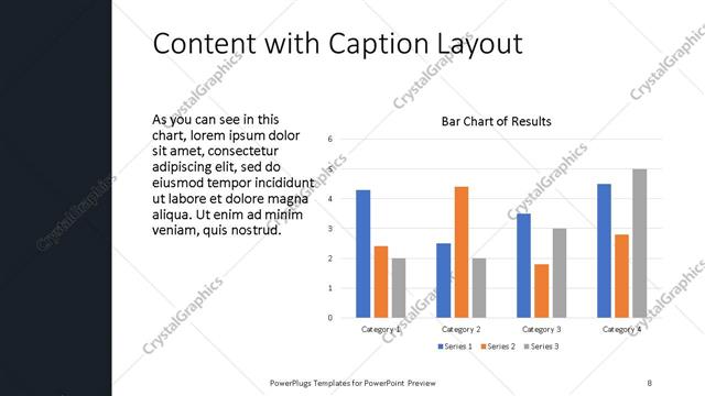 Content with Caption presentation slide layout