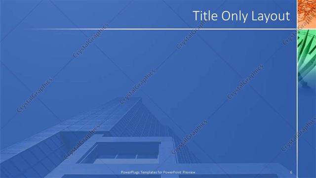 Title Only presentation slide layout