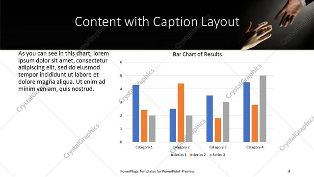 Content with Caption presentation slide layout