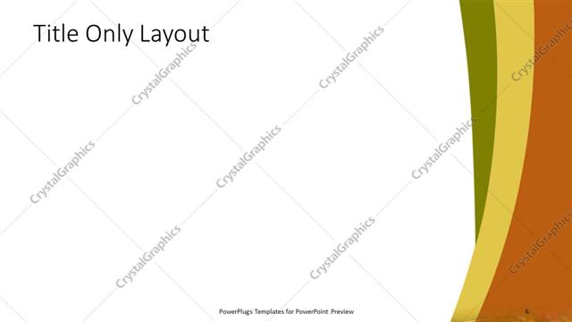 Title Only presentation slide layout