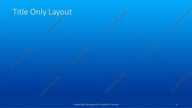 Title Only presentation slide layout