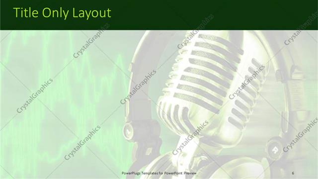 Title Only presentation slide layout