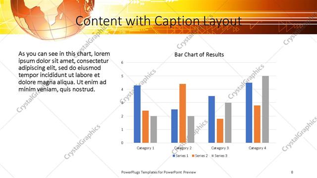 Content with Caption presentation slide layout