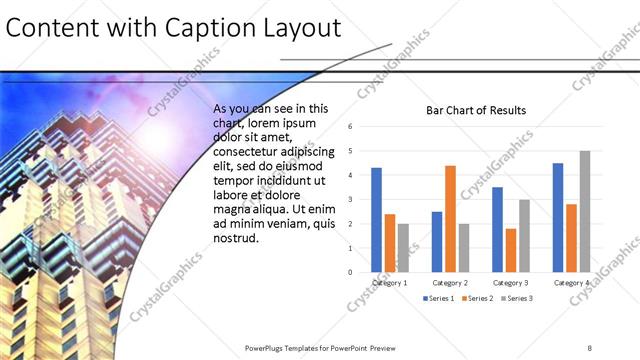 Content with Caption presentation slide layout