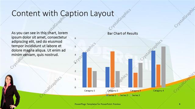 Content with Caption presentation slide layout