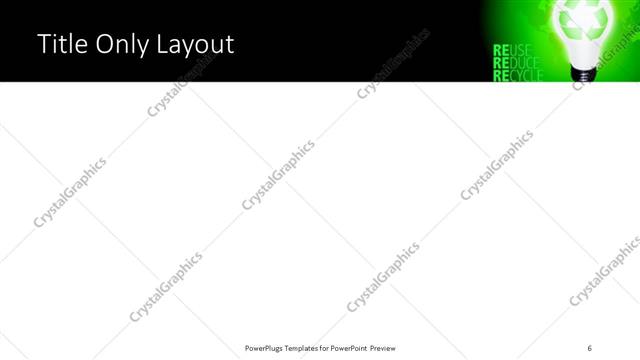 Title Only presentation slide layout