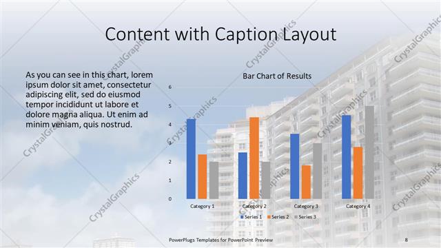 Content with Caption presentation slide layout