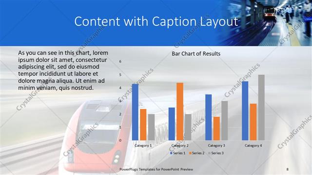 Content with Caption presentation slide layout