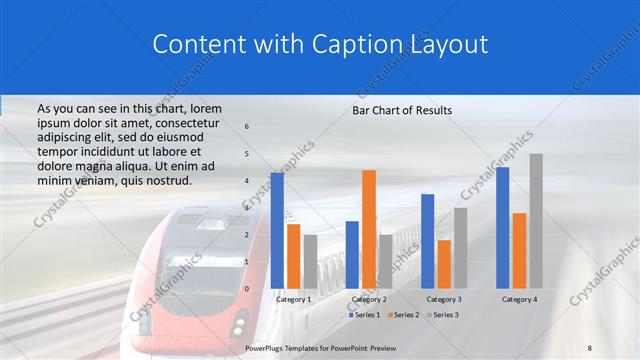 Content with Caption presentation slide layout