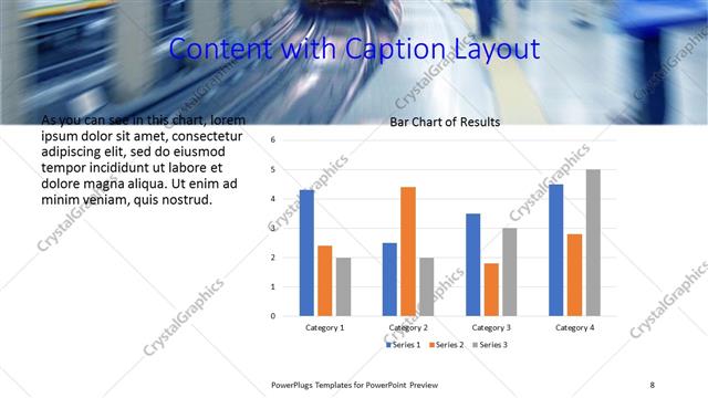 Content with Caption presentation slide layout