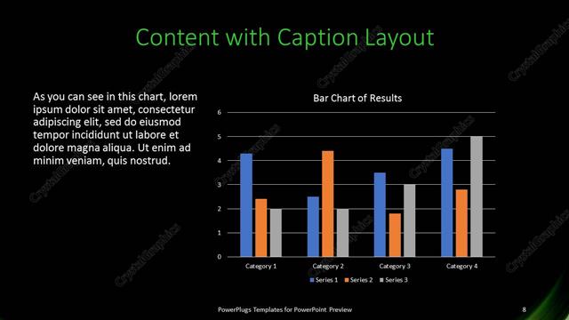 Content with Caption presentation slide layout