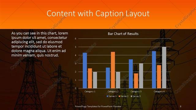 Content with Caption presentation slide layout