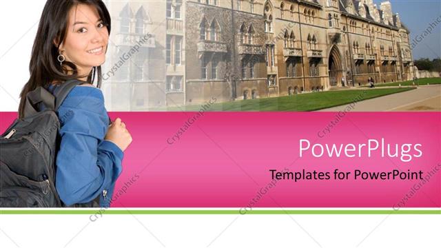  Presentation with higher education - Higher education concept with college